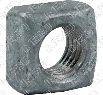 TUERCA CUADRADA UNC GALVANIZADA CALIENTE